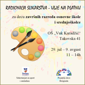Read more about the article Radionice slikarstva – Ulje na platnu
