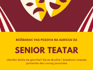 Read more about the article Kreće sa radom Senior Teatar