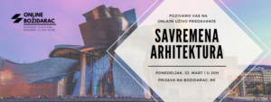 Read more about the article Onlajn uživo predavanje:   Savremena arhitektura